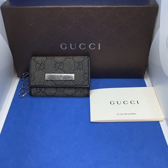 Gucci vintage black key holder wallet - Picture 3 of 13